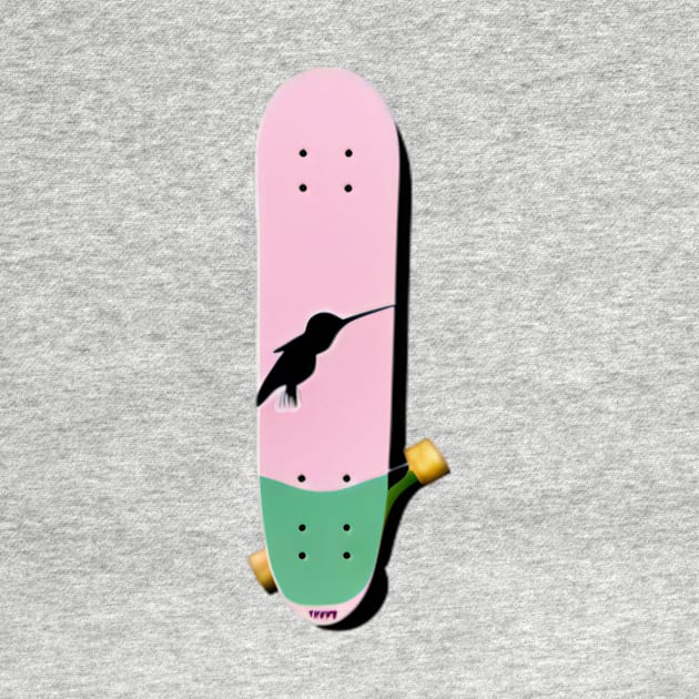 Hummingbird Skateboard by Shadowbyte91